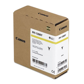 【新品未開封キヤノンPFI-1300Yイエロー image PROGRAFインク Canon PFI-1300 Y - Yellow Pigment Ink Tank 330ml