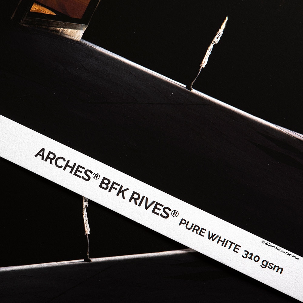 Canson ARCHES BFK Rives Pure White 310gsm 13x19 (25 Sheets)