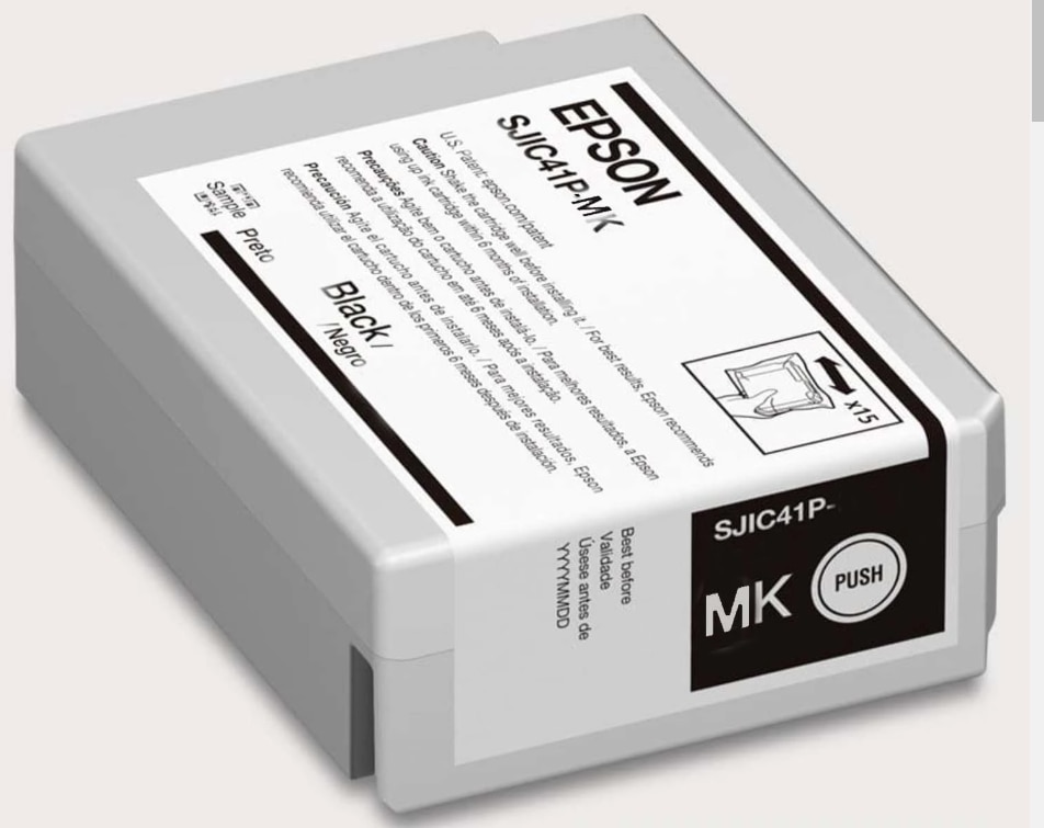 Epson SJIC41P-MK, Matte Black Ink Cartridge