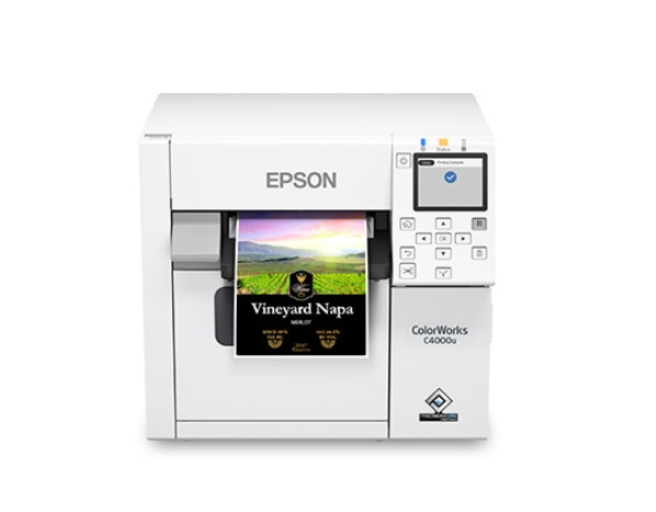 Epson ColorWorks CW-4000 Color Inkjet Label Printer Gloss