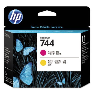 HP 744 Printhead Magenta and Yellow