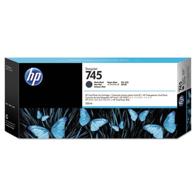 HP 745 Ink Cartridge 300ml Matte Black
