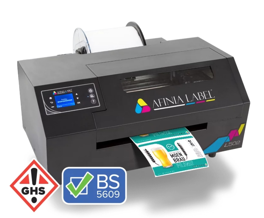 Afinia L502 Color Label Printer - Pigment Inkset