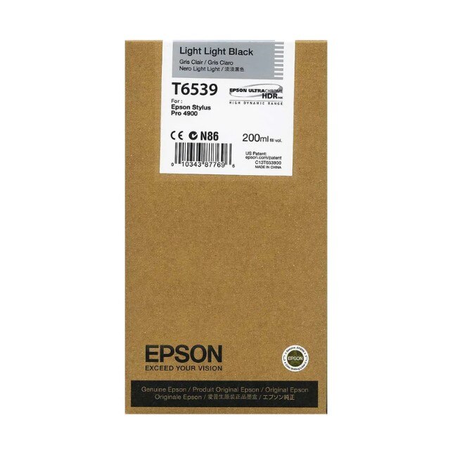 Epson Ultrachrome HDR Ink 200ml - Light Light Black