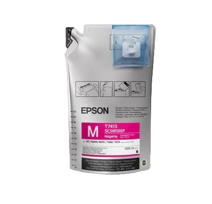 Epson UltraChrome Dye Sub 1.0 Liter Bag Magenta (F6070, F6200, F7070, F7200, F9200)