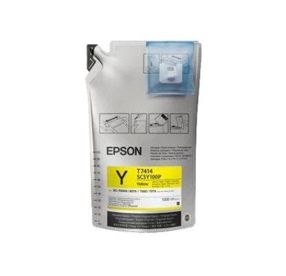 Epson UltraChrome Dye Sub 1.0 Liter Bag Yellow (F6070, F6200, F7070, F7200, F9200)